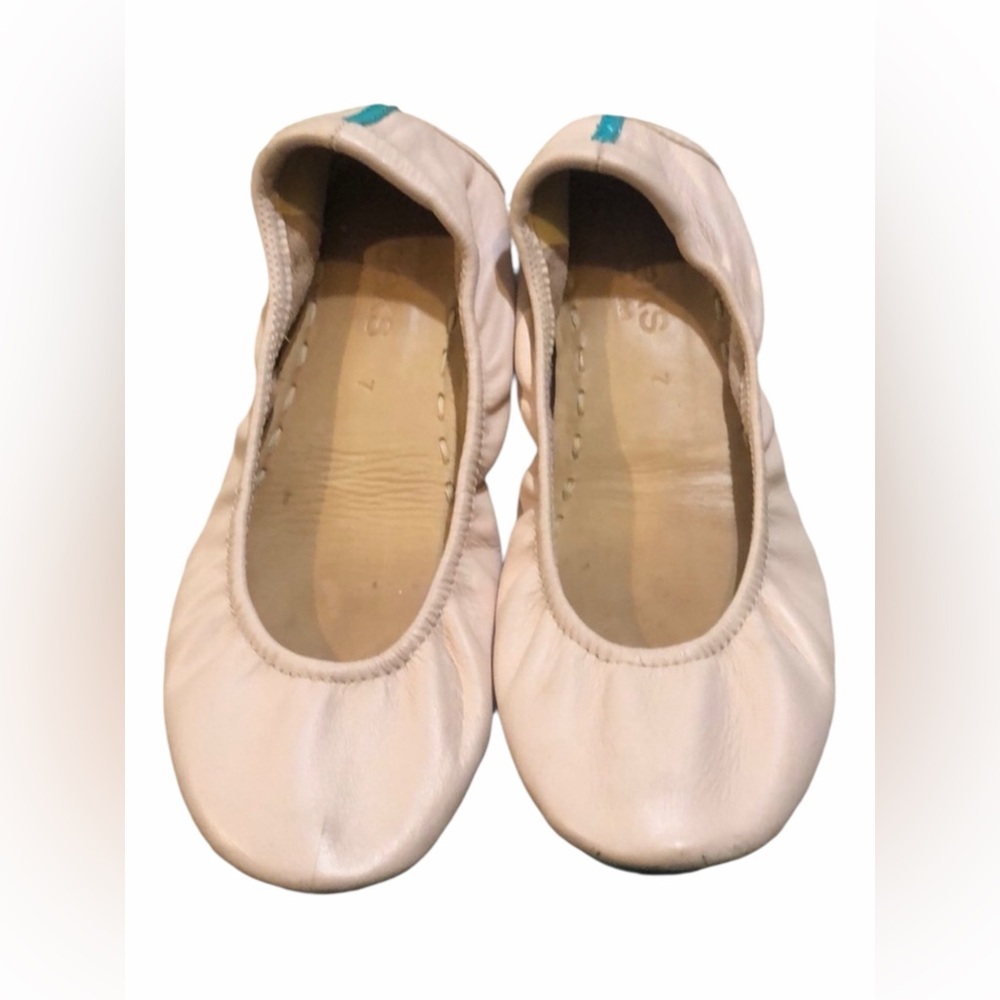 Tieks Cream Ballet Flats